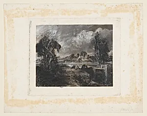 A Lock on the Stour by David Lucas|John Constable