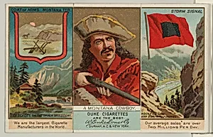 A Montana Cowboy, from "Governors, Arms, Etc." series (N133-2), issued by Duke Sons & Co. by W. Duke, Sons & Co.
