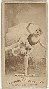 A Night in Venice, from the Actors and Actresses series (N171) for Old Judge Cigarettes by Goodwin & Company