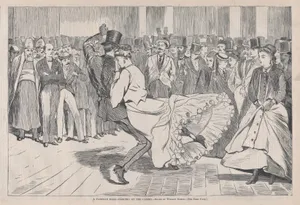 A Parisian Ball – Dancing at the Casino (from "Harper's Weekly," Vol. XI)