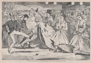 A Parisian Ball – Dancing at the Mabille, Paris (from "Harper's Weekly," Vol. XI)
