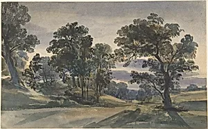 A Parkland View at Dusk