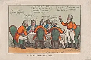 A Parliamentary Toast by Thomas Rowlandson|Thomas Tegg