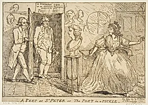 A Peep at St. Peter or The Poet in a Pickle by S. W. Fores|Anonymous, British, 18th century