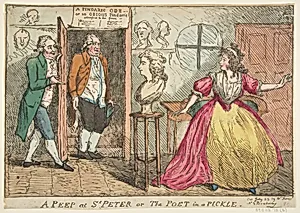A Peep at St. Peter or The Poet in a Pickle by S. W. Fores|Anonymous, British, 18th century