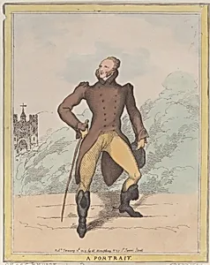 A Portrait (Lord Petersham) by Charles Stanhope, 4th Earl of Harrington|Thomas Rowlandson|Hannah Humphrey