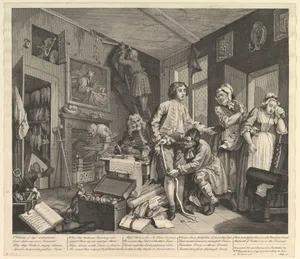 A Rake's Progress, Plate 1
