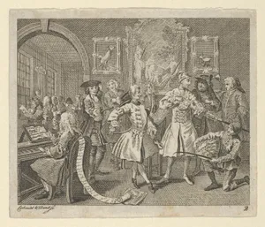 A Rake's Progress, Plate 2