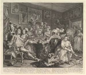 A Rake's Progress, Plate 3