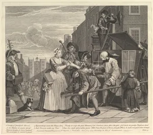 A Rake's Progress, Plate 4