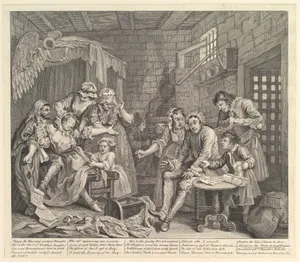 A Rake's Progress, Plate 7