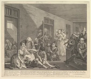 A Rake's Progress, Plate 8