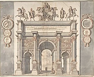 A Reconstruction of the Arch of Septimius Severus by Jan Goeree