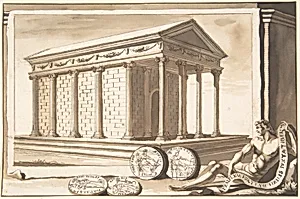 A Reconstruction of the Temple of Fortuna by Jan Goeree