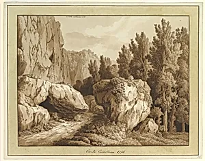 A Rocky Landscape at Civita Castellana