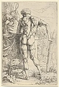A Roman Warrior with Fasces