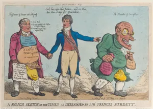 Portrait of Sir Francis Burdett, 5th Baronet|Thomas Tegg|Thomas Rowlandson