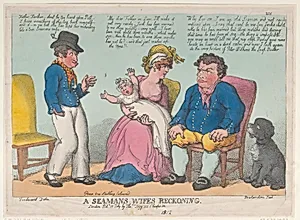 A Seaman's Wife's Reckoning by George Murgatroyd Woodward|Thomas Rowlandson|Thomas Tegg