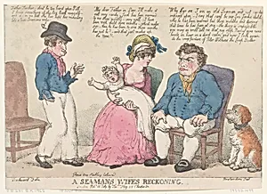 A Seaman's Wife's Reckoning by Thomas Rowlandson|George Murgatroyd Woodward|Thomas Tegg