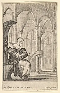 A Seated Lady, from "French Nobility at Church"
