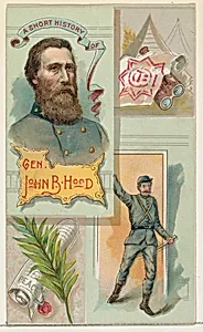 A Short History: General John Bell Hood, from the Histories of Generals series (N114) issued by W. Duke, Sons & Co. to promote Honest Long Cut Smoking and Chewing Tobacco by W. Duke, Sons & Co.|Knapp & Company