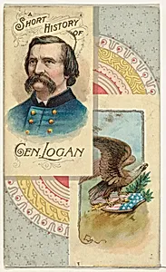 A Short History: General John Logan, from the Histories of Generals series (N114) issued by W. Duke, Sons & Co. to promote Honest Long Cut Smoking and Chewing Tobacco by W. Duke, Sons & Co.|Knapp & Company