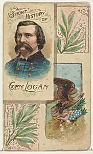 A Short History: General John Logan, from the Histories of Generals series (N114) issued by W. Duke, Sons & Co. to promote Honest Long Cut Smoking and Chewing Tobacco by W. Duke, Sons & Co.|Knapp & Company