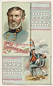 A Short History: General Leonidas Polk, from the Histories of Generals series (N114) issued by W. Duke, Sons & Co. to promote Honest Long Cut Smoking and Chewing Tobacco by W. Duke, Sons & Co.|Knapp & Company