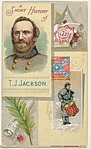 A Short History: General Thomas Jackson, from the Histories of Generals series (N114) issued by W. Duke, Sons & Co. to promote Honest Long Cut Smoking and Chewing Tobacco by W. Duke, Sons & Co.|Knapp & Company