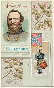 A Short History: General Thomas Jackson, from the Histories of Generals series (N114) issued by W. Duke, Sons & Co. to promote Honest Long Cut Smoking and Chewing Tobacco by W. Duke, Sons & Co.|Knapp & Company