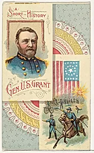 A Short History: General Ulysses S. Grant, from the Histories of Generals series (N114) issued by W. Duke, Sons & Co. to promote Honest Long Cut Smoking and Chewing Tobacco by Knapp & Company|W. Duke, Sons & Co.
