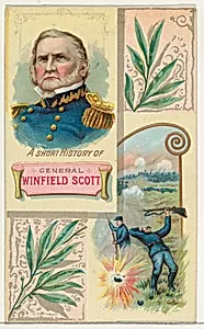 A Short History: General Winfield Scott, from the Histories of Generals series (N114) issued by W. Duke, Sons & Co. to promote Honest Long Cut Smoking and Chewing Tobacco by W. Duke, Sons & Co.|Knapp & Company