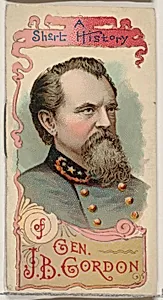 A Short History of General John Brown Gordon, from the Histories of Generals series of booklets (N78) for Duke brand cigarettes by W. Duke, Sons & Co.|Knapp & Company