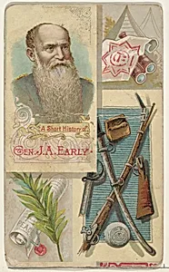 A Short History of General Jubal Anderson Early, from the Histories of Generals series (N114) issued by W. Duke, Sons & Co. to promote Honest Long Cut Smoking and Chewing Tobacco by Knapp & Company|W. Duke, Sons & Co.