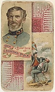 A Short History of General Leonidas Polk, from the Histories of Generals series (N114) issued by W. Duke, Sons & Co. to promote Honest Long Cut Smoking and Chewing Tobacco by W. Duke, Sons & Co.|Knapp & Company