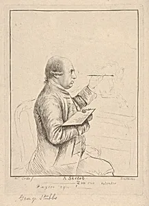 A Sketch (Portrait of George Stubbs)