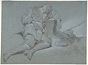 A Sleeping Shepherd Boy