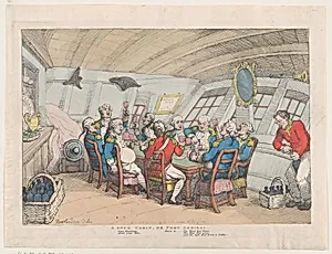 A Snug Cabin, or Port Admiral by Thomas Rowlandson|Rudolph Ackermann, London