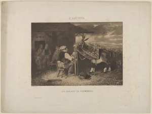 A Tavern in Normandy, from "L'Artiste"