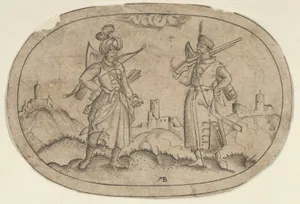 A Turkish Man and a Polish Man, from Das Bossenbüchlein