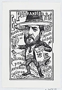 A vendor of a new collection of songs by José Sanchez|Antonio Vanegas Arroyo|José Guadalupe Posada