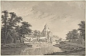 A View of the Wittevrouwenpoort, Utrecht by Dirk Verrijk