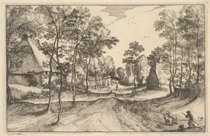 A Village Road, plate 14 from "Regiunculae et Villae Aliquot Ducatus Brabantiae"