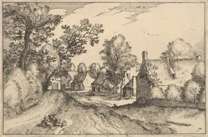 A Village Road, plate 7 from "Regiunculae et Villae Aliquot Ducatus Brabantiae"