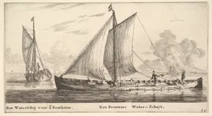 A "Watership" Carrying Water for Salt Works and Another One Carrying Water for the Breweries
