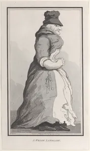 A Welsh Landlady, from "Remarks on a Tour to North and South Wales, in the year 1797"