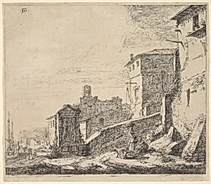 A Woman Standing by a Seated Man