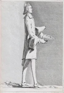 Abbot Emeric Brulon (?), pl. XI from "Recueil de caricatures"