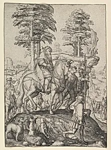 Abigail Before David by Lucas van Leyden
