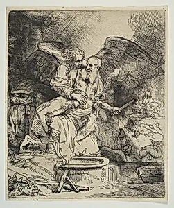 Abraham's Sacrifice by Rembrandt (Rembrandt van Rijn)